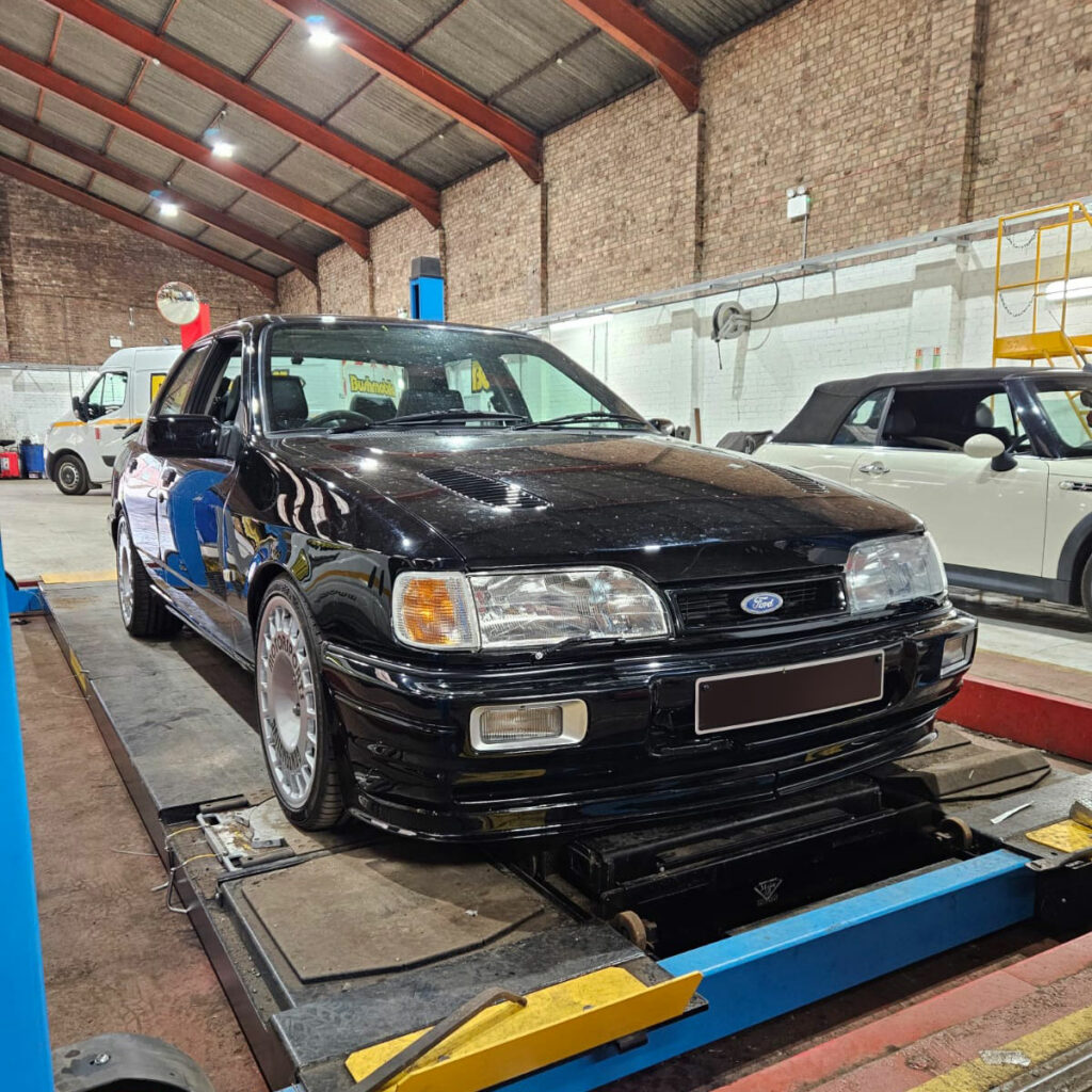 wheel alignment check ford sierra cosworth