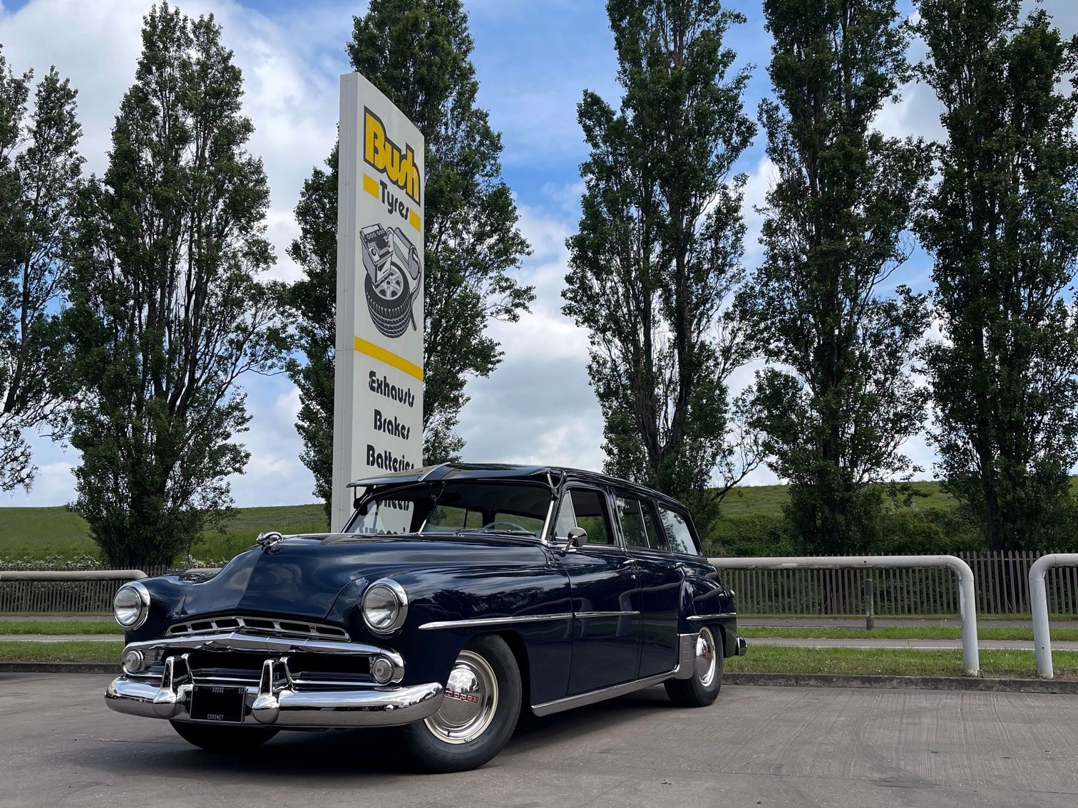 1952 Dodge Coronet visited us for a wheel alignment