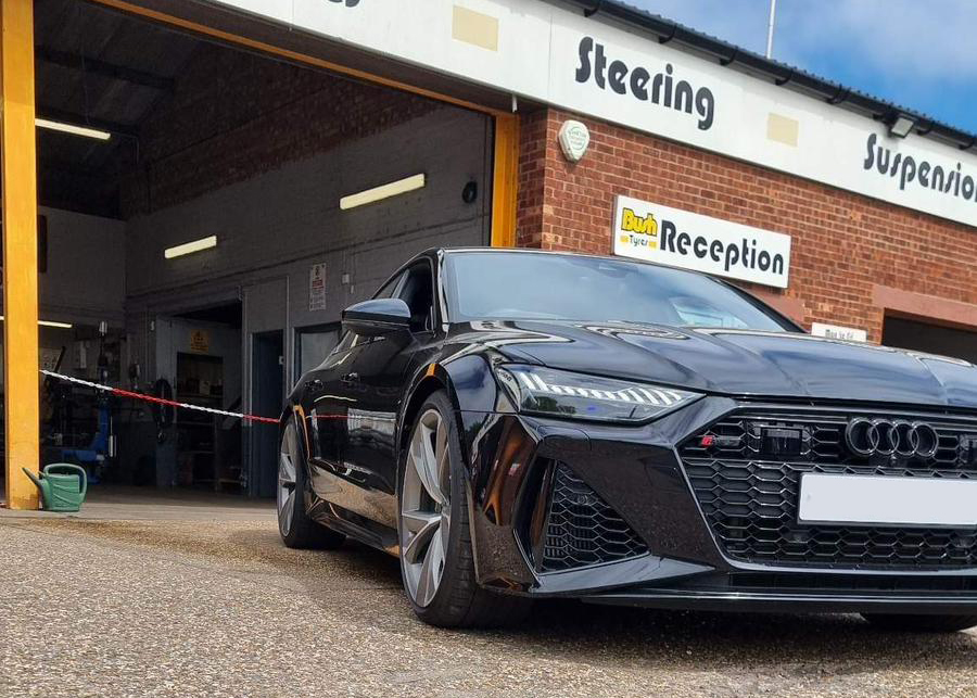 4 Wheel Alignment for 2022 Audi RS7 Sportback Bush Tyres