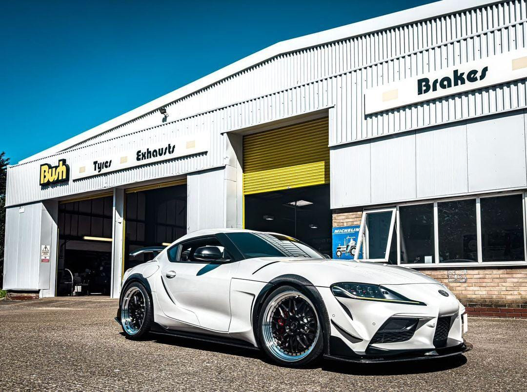 ZEROYON Toyota Supra upgrade to Custom BC Racing Forged Alloys & Hankook Ventus S1 Evo3 Tyres