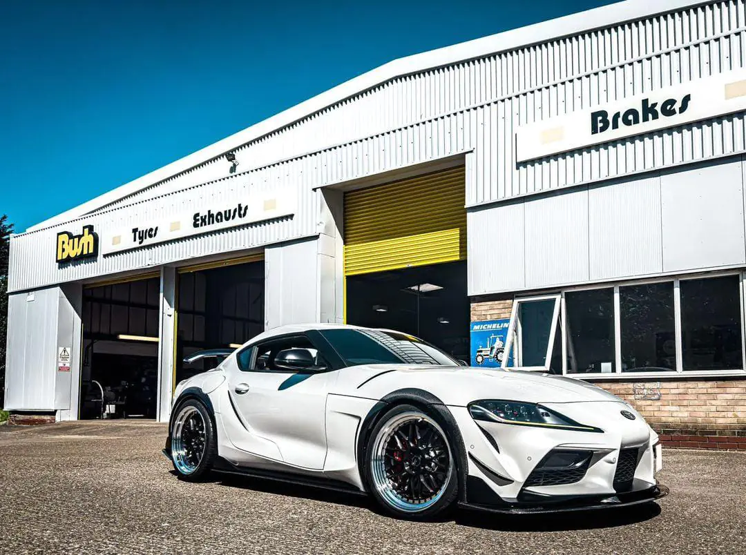 ZEROYON Toyota Supra upgrade to Custom BC Racing Forged Alloys & Hankook Ventus S1 Evo3 Tyres