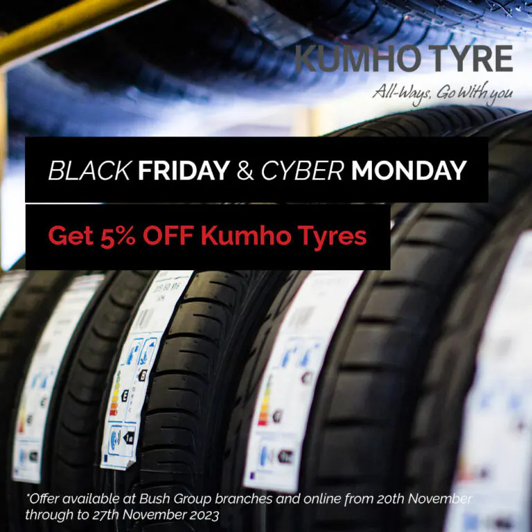 Black Friday deal 5% off kumho tyres