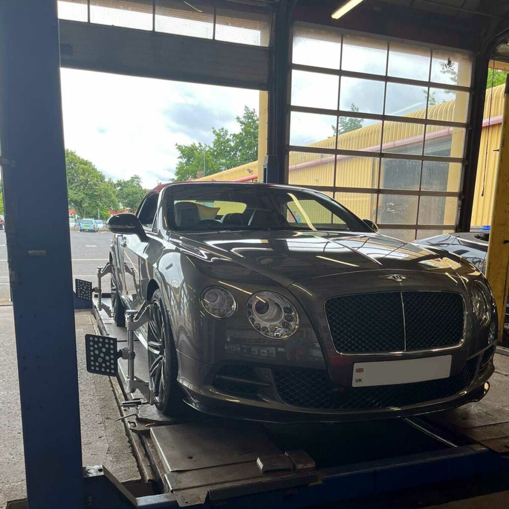 Alignment, TPMS and Pirelli P Zero Tyres for Striking Bentely Continental GTC “Speed”