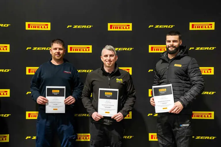 Bush Tyres Spalding’s Stefan Busby Wins Pirelli Performance Centre Technician of the Year 2023!