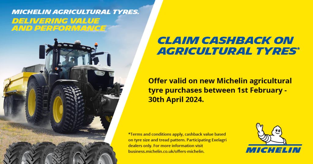 Michelin Agri Cash back spring 2024