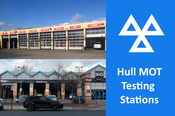 MOT in Hull at Endyke Tyres or Bush Tyres HiQ