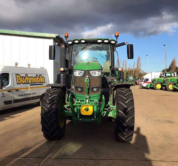 Ascenso TDR 850 tyres on John Deere 6175R tractor for Ben Burgess - Bush Tyres