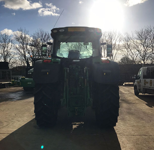 Ascenso TDR 850 tyres on John Deere 6175R tractor for Ben Burgess - Bush Tyres