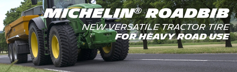 Michelin RoadBib - A versatile tyre for heavy road use tractors | Bush Tyres