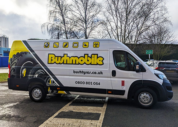 New Mobile Tyre Fitting Vans for B.A.Bush Group