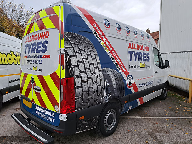 New Mobile Tyre Fitting Vans for B.A.Bush Group