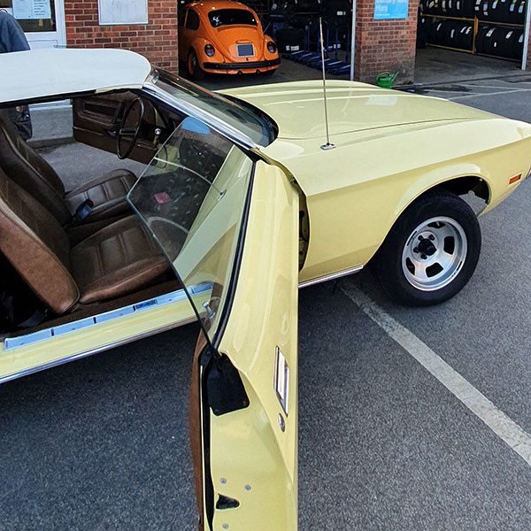 1972 Yellow Ford Mustang