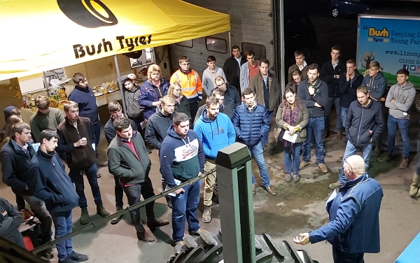 Lincolnshire Young Farmers at Bush Tyres Agricultural night aided by Michelin