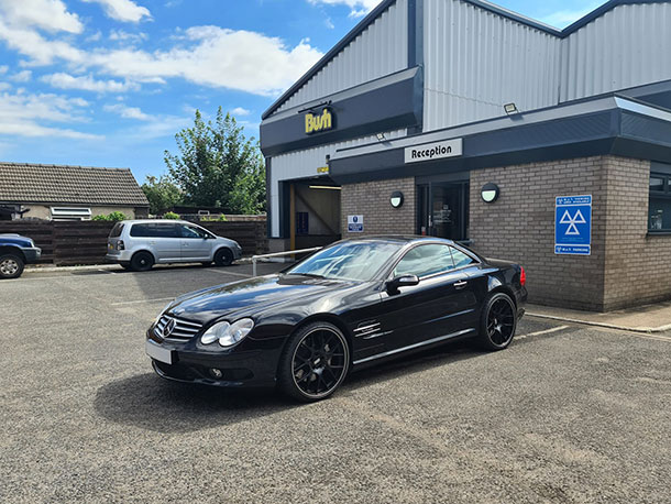 NEW Continental SportContact 7 Tyres and an MOT for Mercedes Benz SL600 (R230) V12 bi-turbo