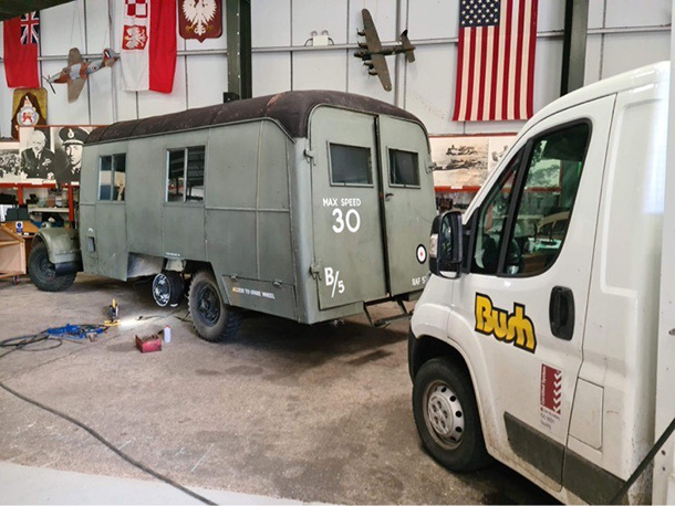 Fordson WOT1 Crew Service Bus | Bush Tyres | Lincs Aviation