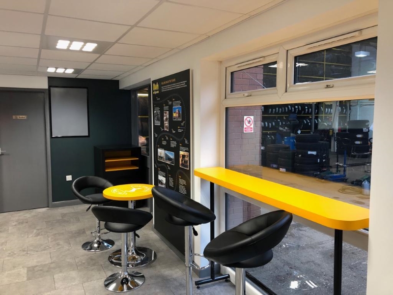 ush Tyres Sleaford | Comfortable seating area to relax in while your vehicle is having tyres fitted
