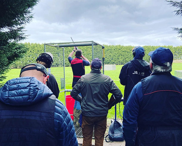 Kallum Burrell Shooting at the Orston Shooting Ground in Nottinghamshire