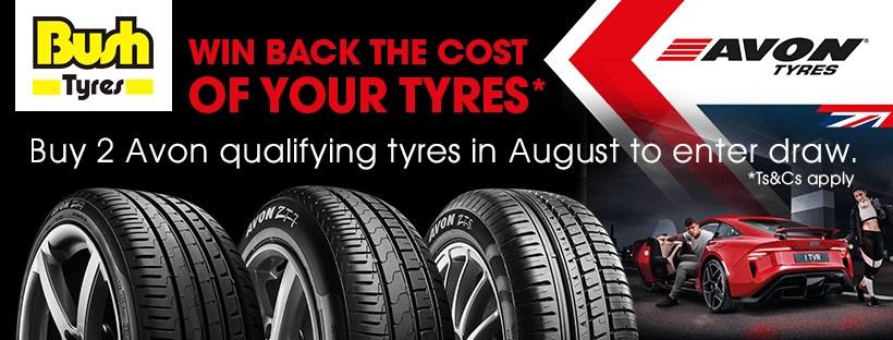 Avon - Win the cost of your tyres back | Bush Tyres