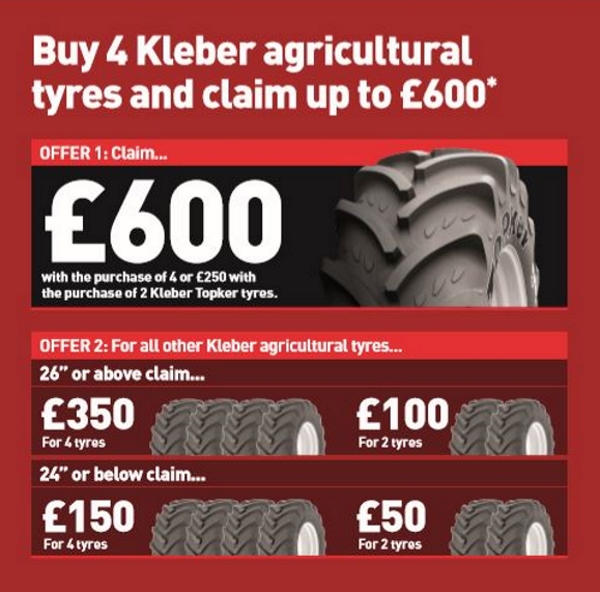 Kleber - Claim up to £600 back | Bush Tyres