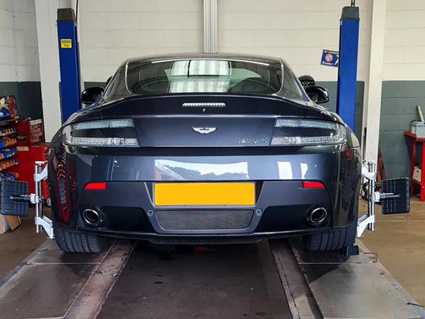 Aston Martin V8 Vantage S Wheel Alignment