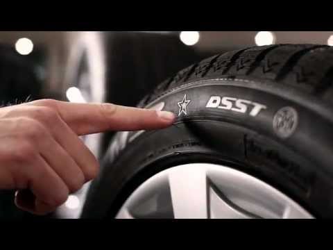 Dunlop Self Supporting Technology (DSST) DSST is the marking to look for on a Dunlop Self Supporting Technology run-flat tyre