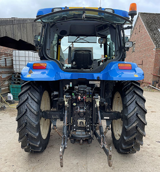 New Holland TS100A fitted with a pair of Kleber Traker tyres