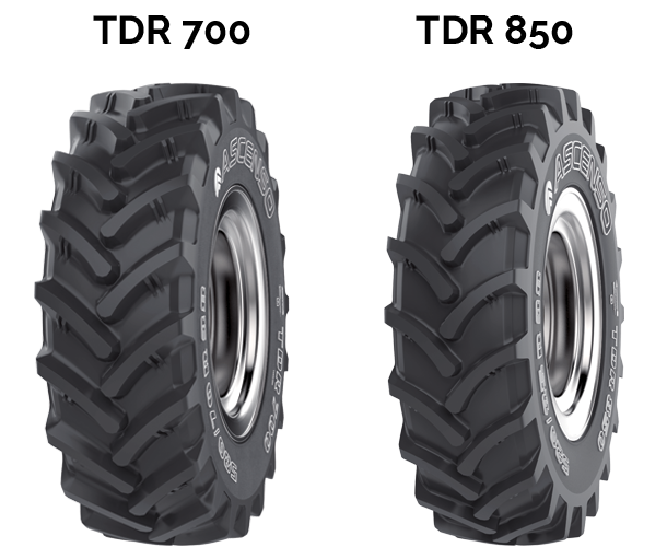 Ascenso TDR 700 and TDR 850 tractor tyres