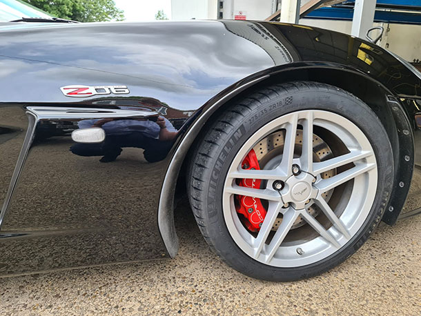Chevrolet Corvette C6 Z06 on full set of Michelin Pilot Sport 4 S Tyres