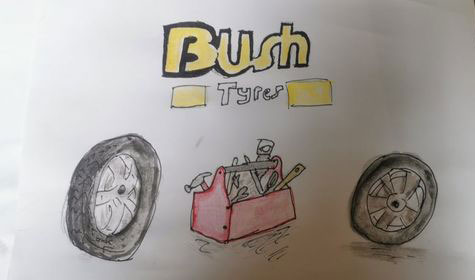 Bush Tyres Comp entry by Kayleigh age 13