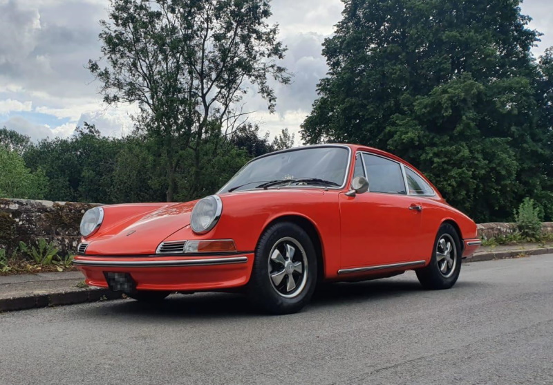 Porsche 912E Front view Porsche 912E Front view