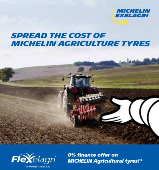 2 years interest free credit on Michelin Agricultural tyres with Flexelagri Finance | Bush Tyres