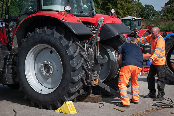 Ascenso TDR 850 tractor tyres for Chandlers Massey Ferguson 6715S