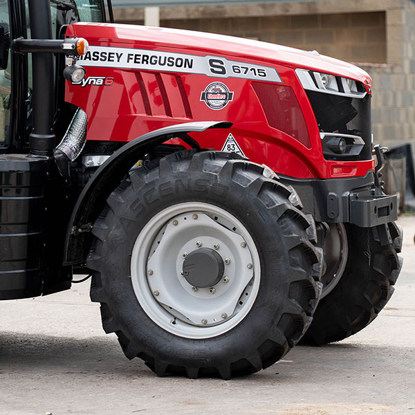 Ascenso TDR 850 tractor tyres for Chandlers Massey Ferguson 6715S
