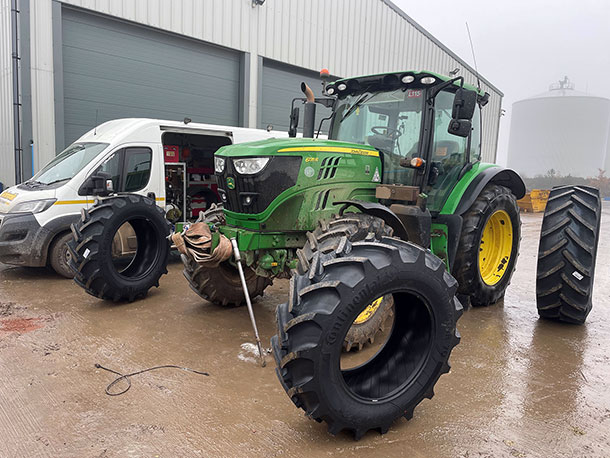 Continental TractorMaster Tyres for John Deere 6135R Bush Tyres