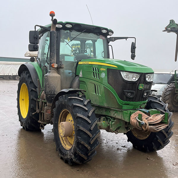 Continental TractorMaster Tyres for John Deere 6135R Bush mobile tyre fitting
